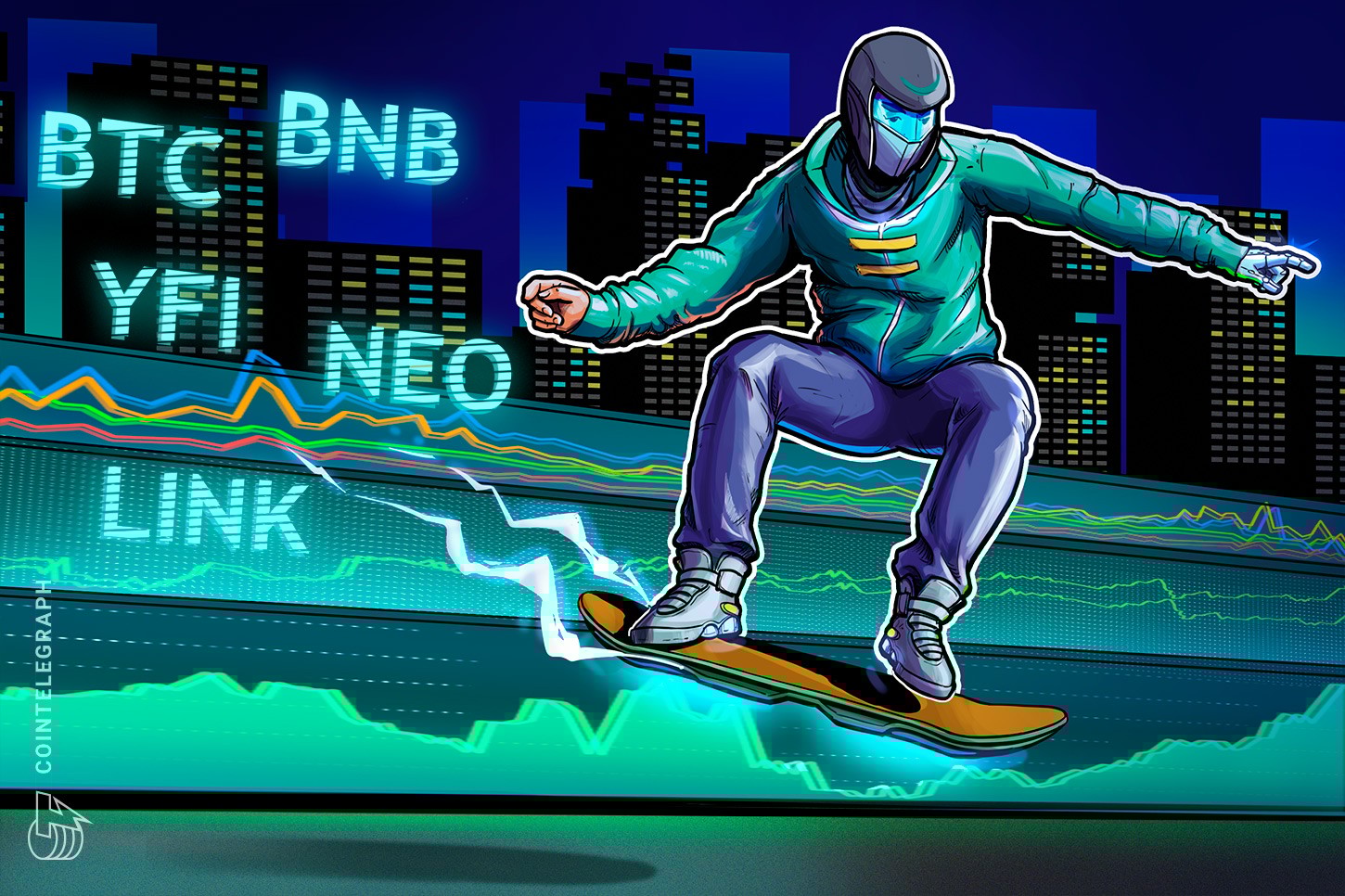5 criptomoedas para ficar de olho nesta semana: BTC, BNB, NEO, YFI, LINK