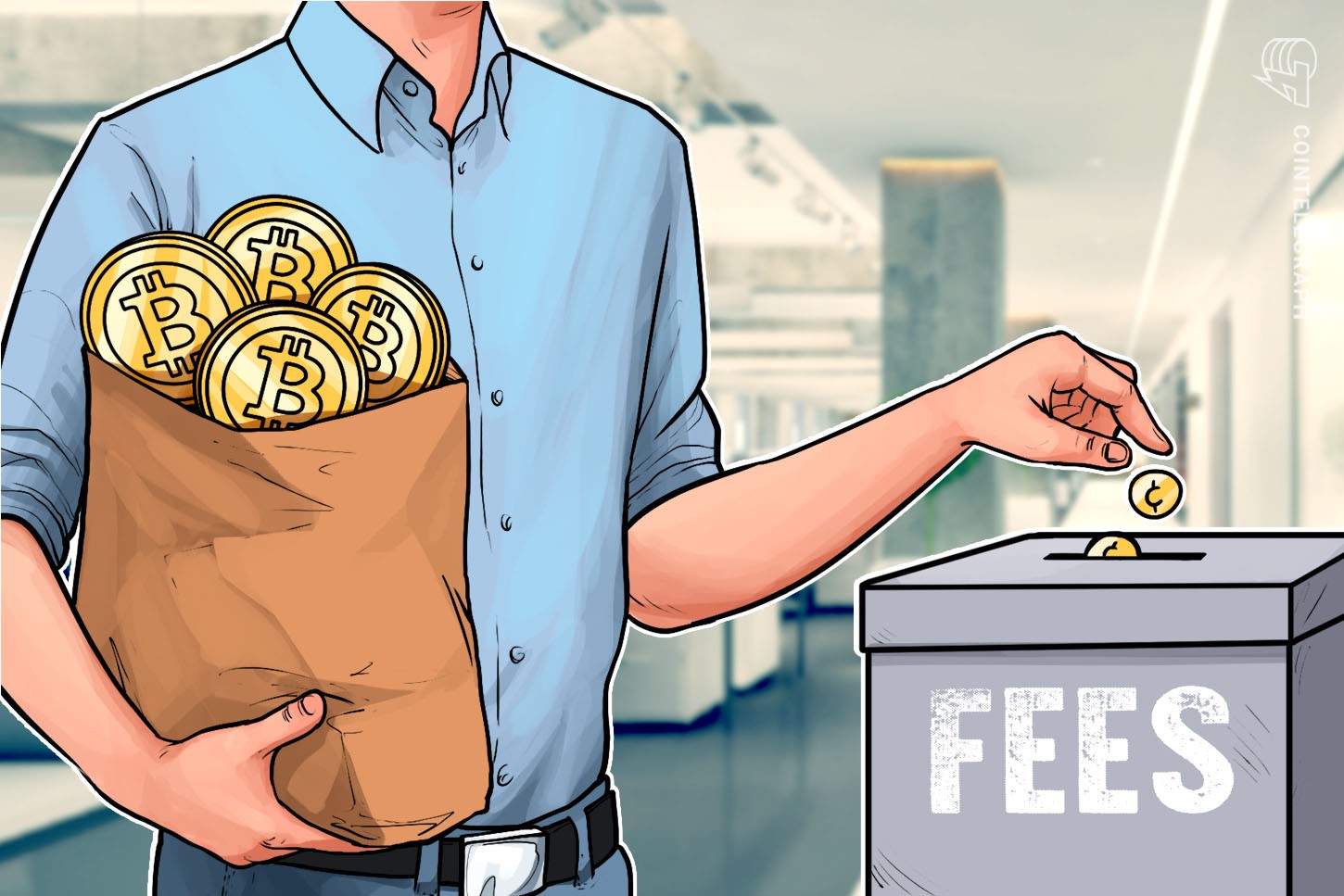 Alguien acaba de hacer una transacción de USD 1,000 millones en Bitcoin por una cuota de USD 700, pagando de más 20 veces