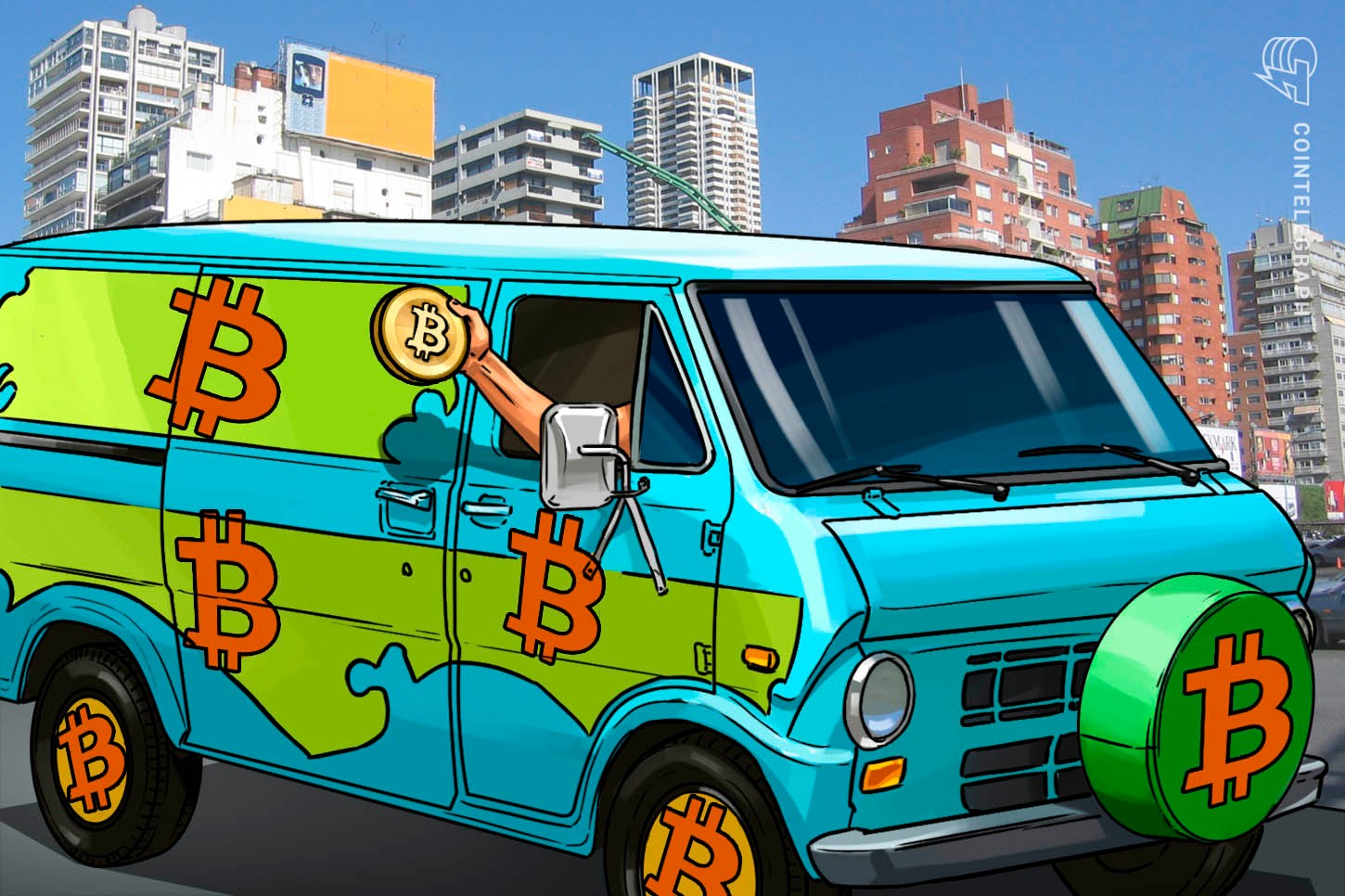 "Bitcoin Batmobile": Organizações sem fins lucrativos argentinas lançam excursão de uma minivan para espalhar a consciência cripto