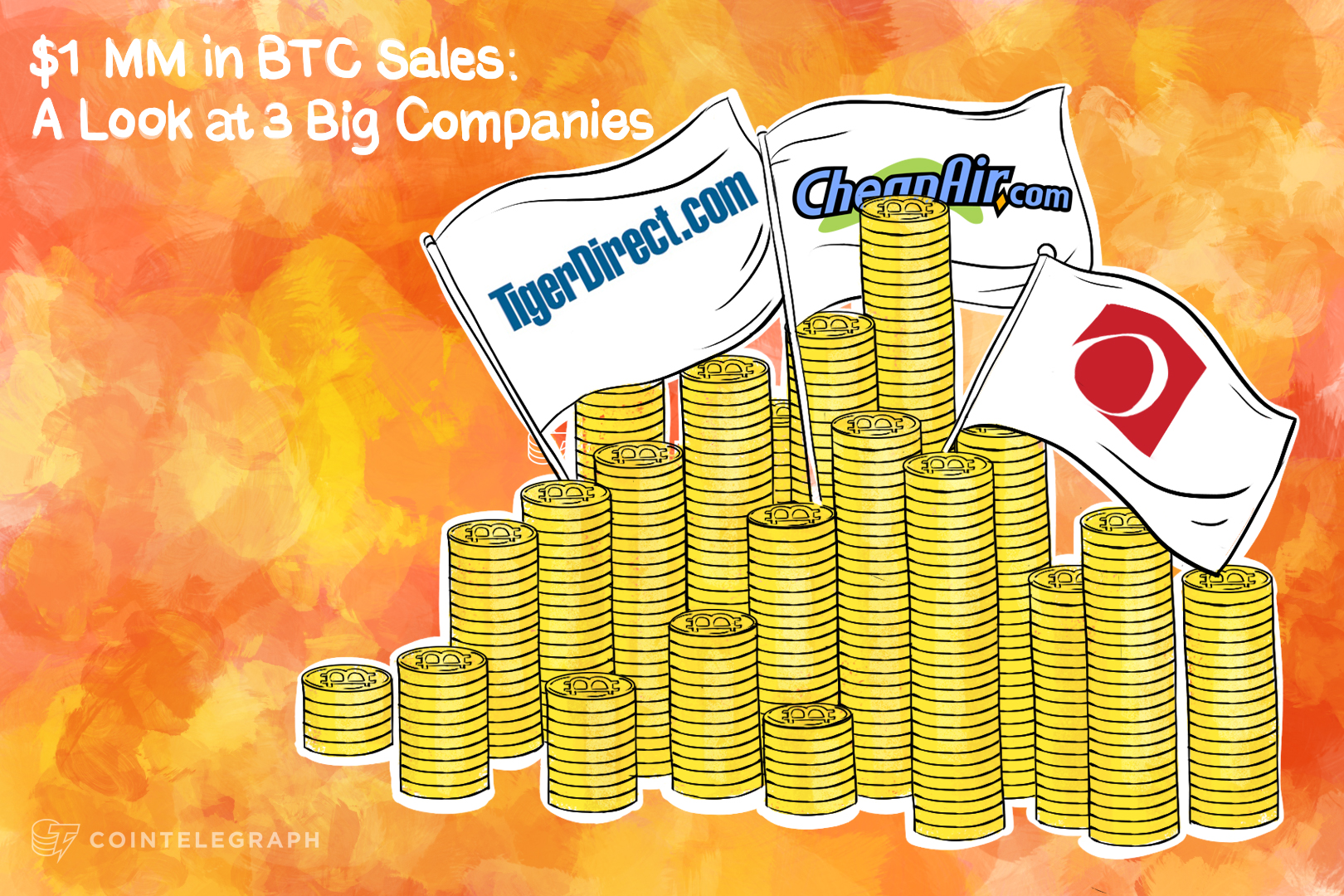 $1 MM in BTC Sales: A Look at 3 Big Companies