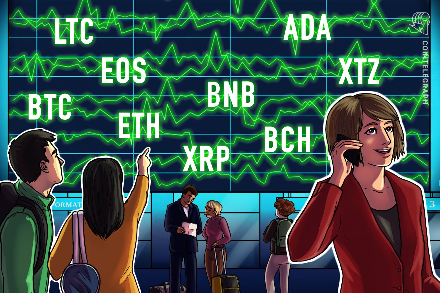 Análise de preços, 14/02: BTC, ETH, XRP, BCH, BSV, LTC, EOS, BNB, XTZ, ADA