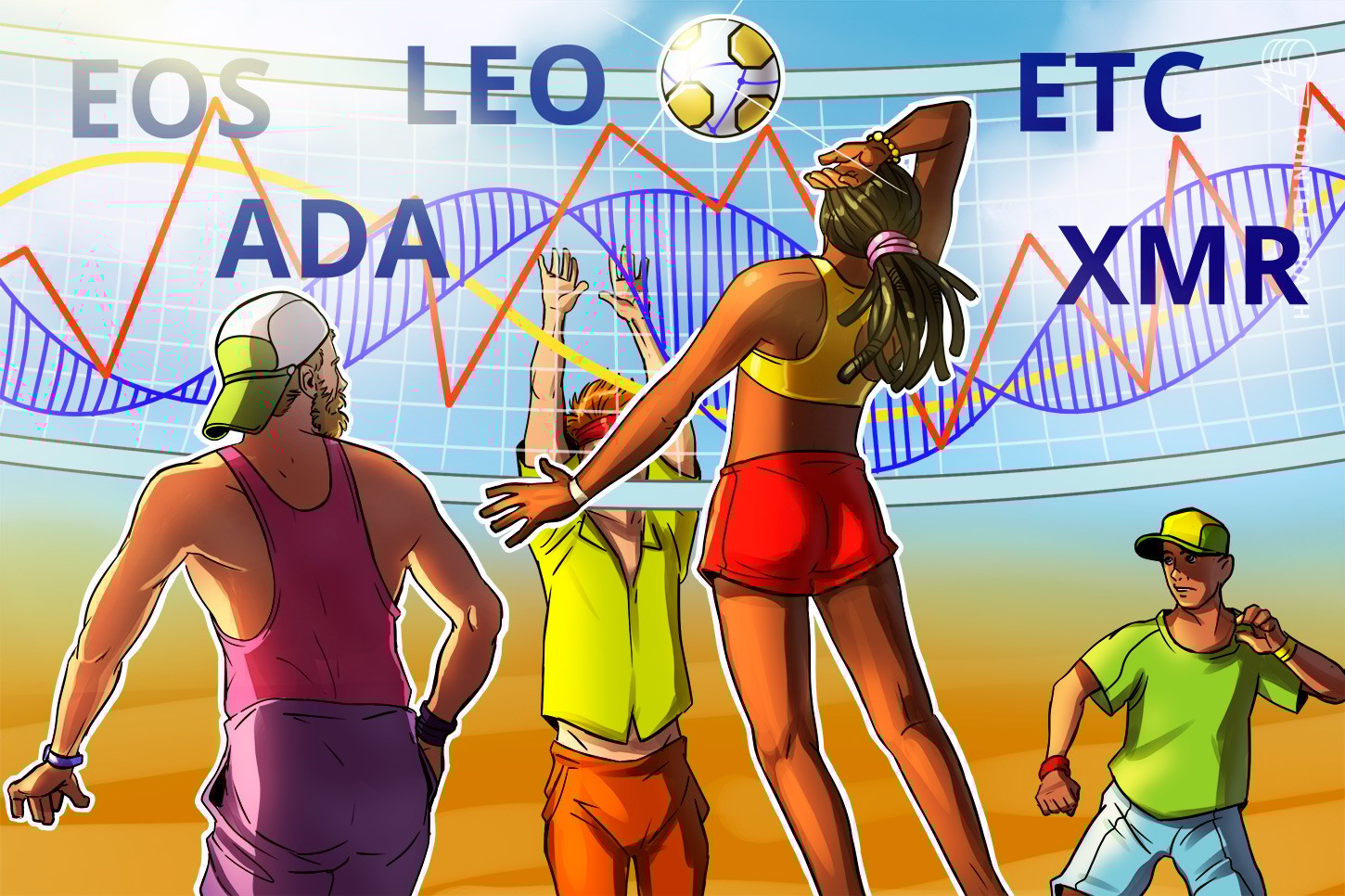 Las 5 monedas con mejor desempeño de la semana: EOS, LEO, ETC, ADA, XMR