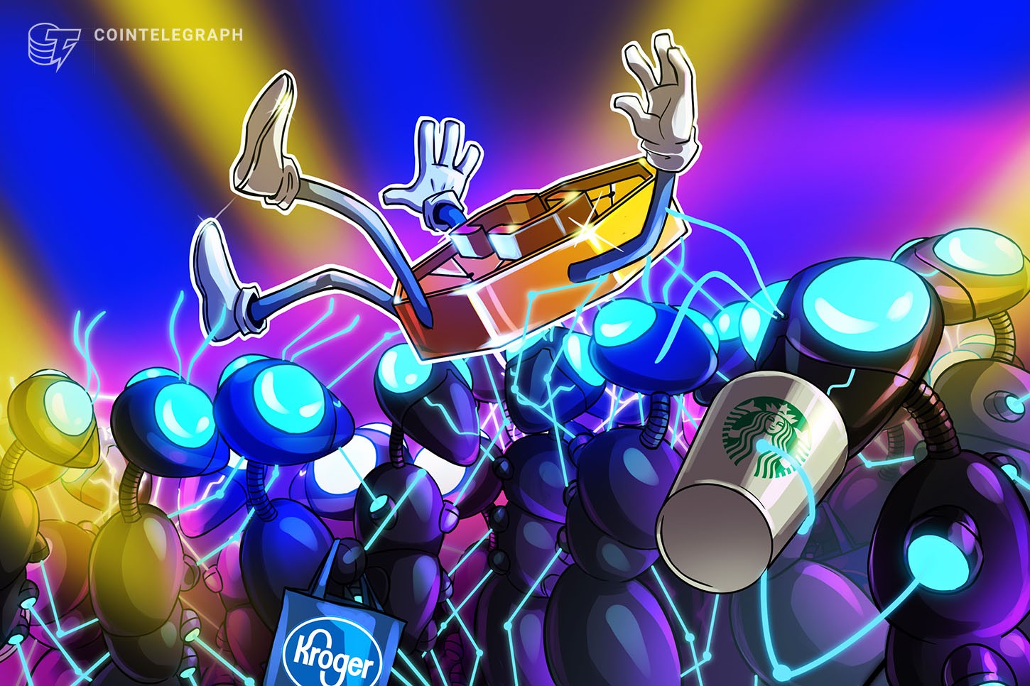El punto de inflexión: Kroger y Starbucks pueden desencadenar la venta minorista de criptomonedas