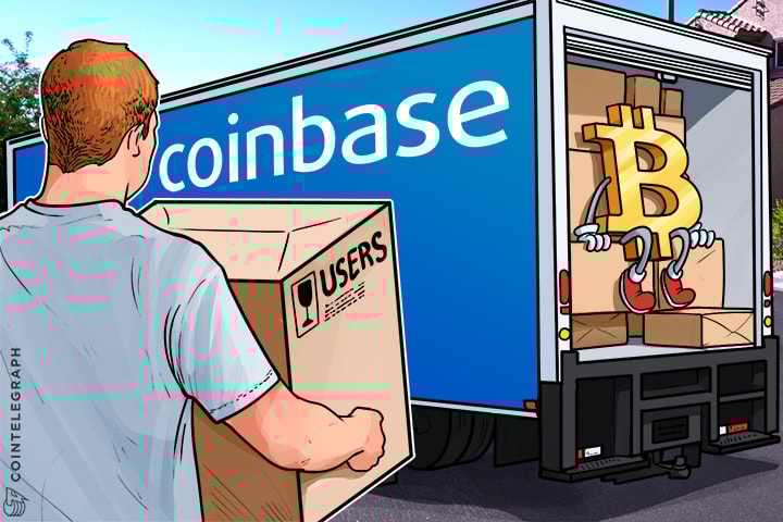 Base de usuários Bitcoin Aumenta, Coinbase Adiciona 1 Milhão de Usuários em 1 Mês Bitcoin User Base Surges, Coinbase Adds 1 Mln Users in 1 Month
