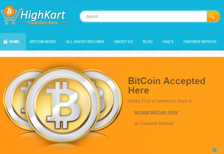 HighKart.com available only for BTC