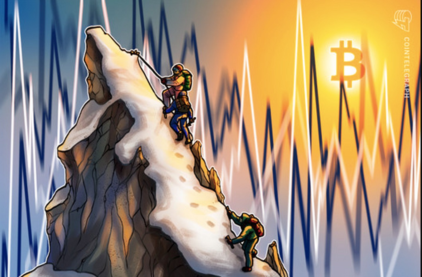 Gráfico do Arco-íris do Bitcoin é invalidado por inverno cripto de 2022 e ganha nova versão 'menos otimista'