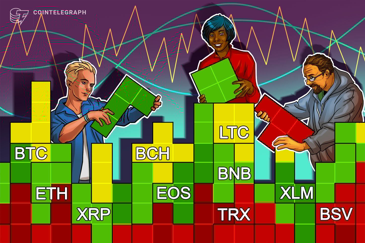 Analisi dei prezzi 15/07: BTC, ETH, XRP, LTC, BCH, EOS, BNB, BSV, TRX, XLM