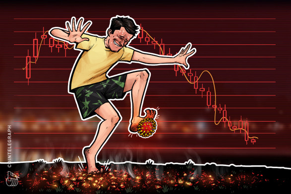 Medo de segunda onda de coronavírus derruba bolsas de valores ao redor do mundo; Bitcoin falha nos US$ 10 mil