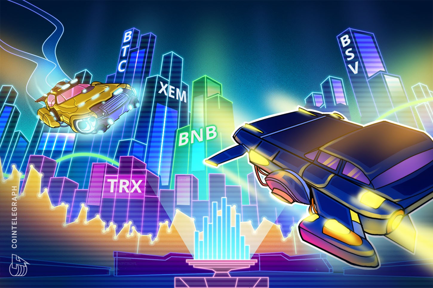 Resumen de las 5 mejores criptomonedas de esta semana: BSV, XEM, TRX, BNB, BTC