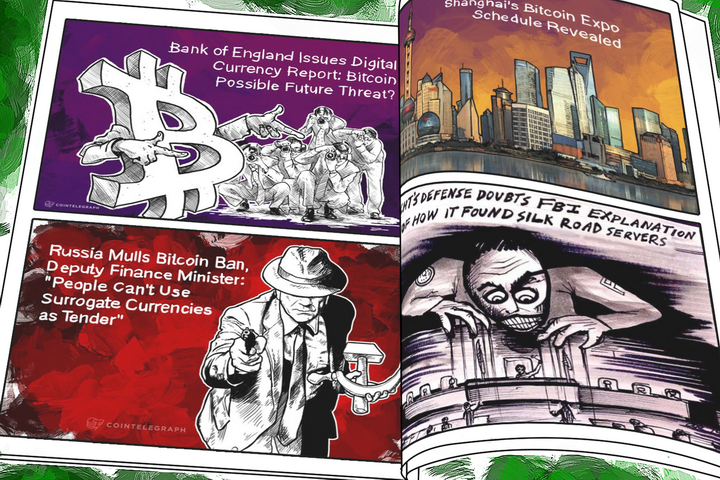 Weekend Roundup: Bank of England’s Report, Russia Mulls a BTC Ban, and Volatility Returns