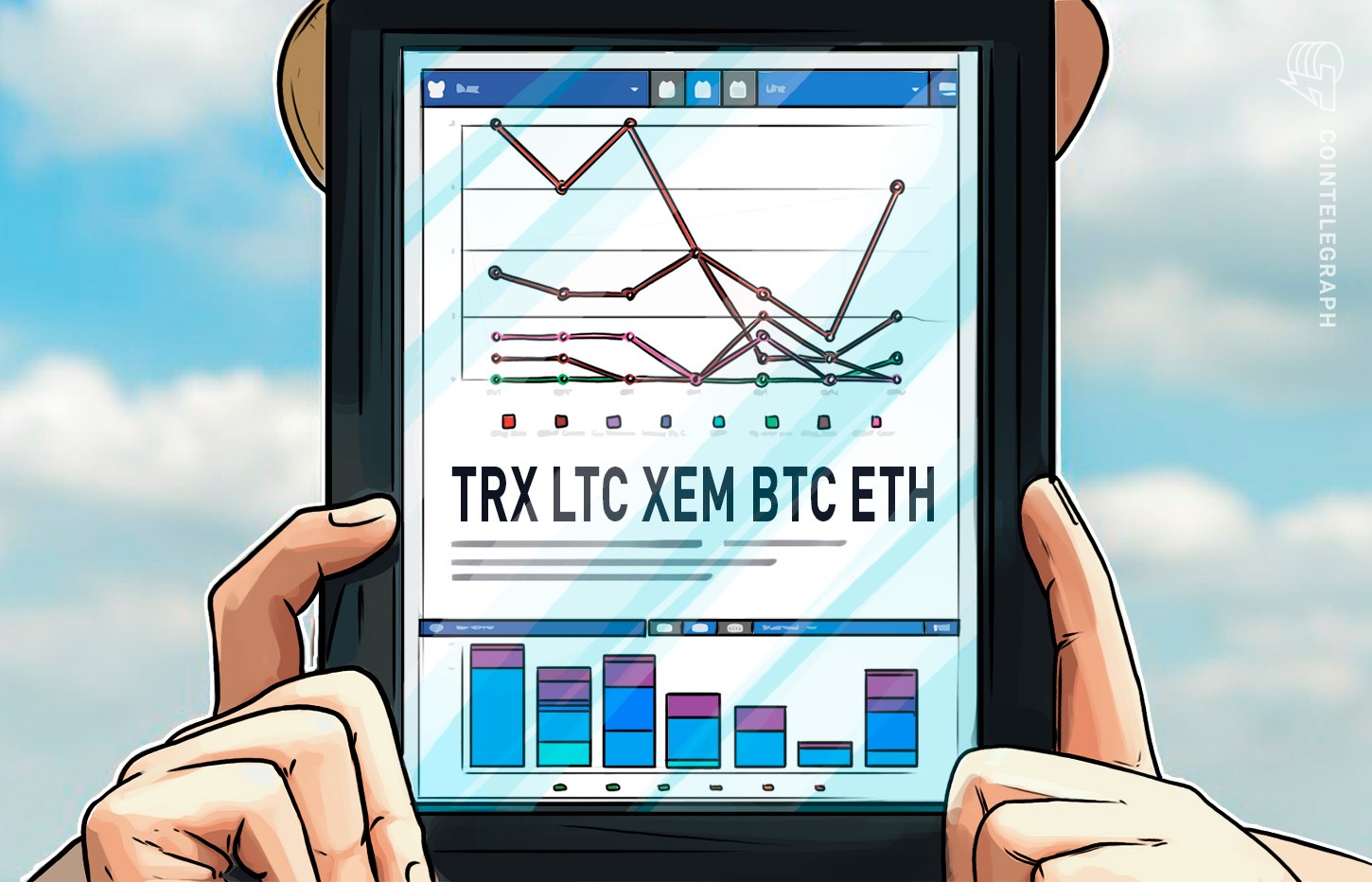 Revisión de 5 principales criptomonedas: TRON, Litecoin, XEM, Bitcoin, Ethereum