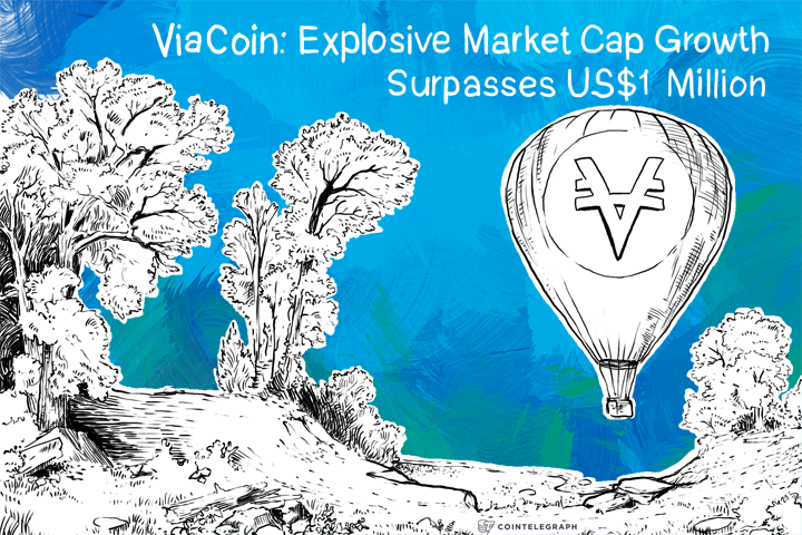 ViaCoin: Explosive Market Cap Growth Surpasses US$1 Million