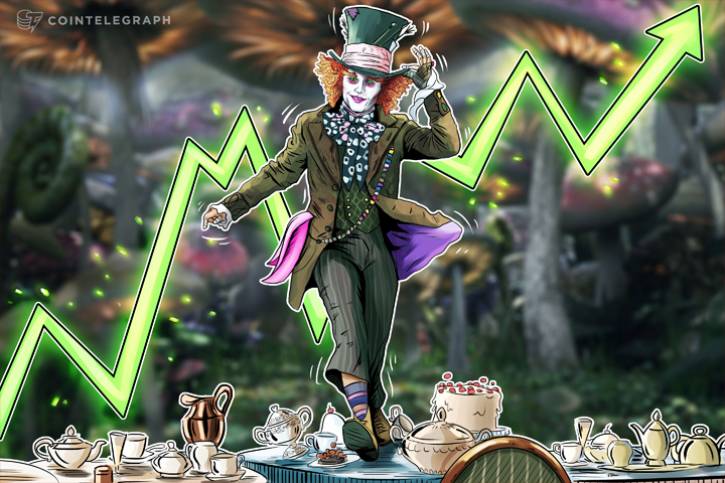 Mercati delle criptovalute in verde: ETH saldamente sopra i 400$, BTC si avvicina a quota 7.000$
