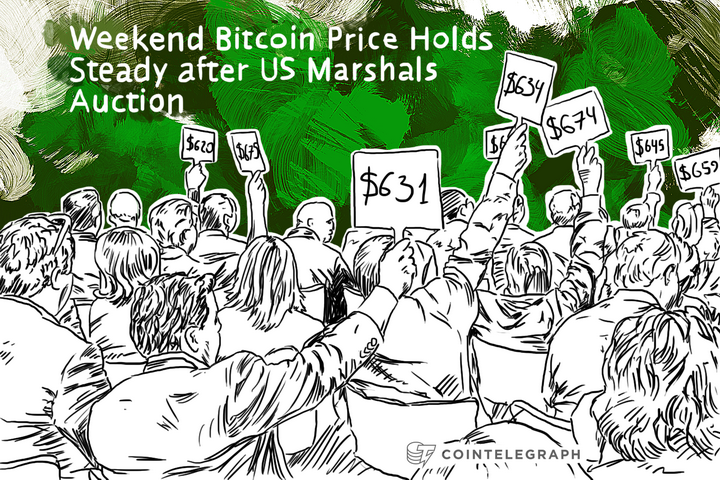Weekend Bitcoin Price Holds Steady after US Marshals Auction