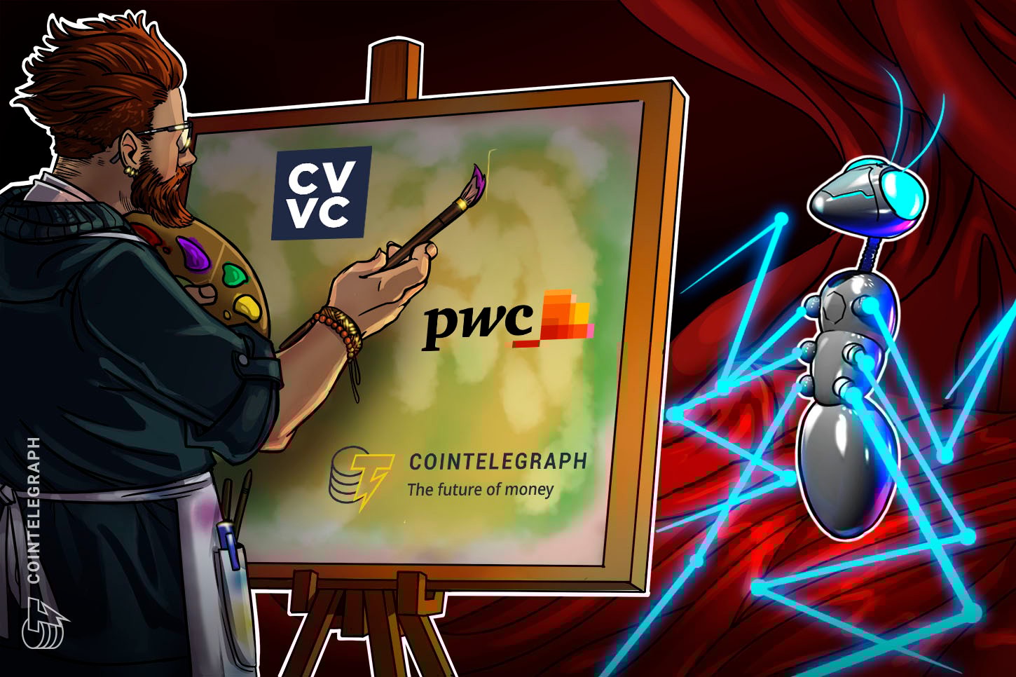El nuevo informe de PwC, Crypto Valley Venture Capital y Cointelegraph destaca la tecnología Blockchain en el mundo del arte