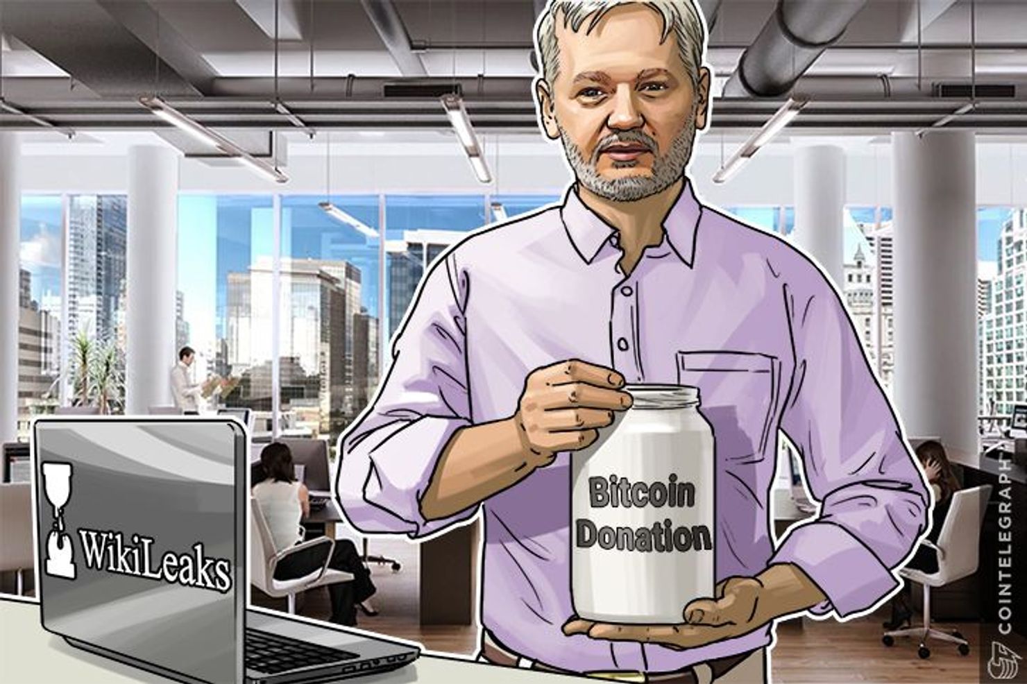 ウィキリークス創設者がロンドンで逮捕 過去に仮想通貨やビットコインめぐる発言も