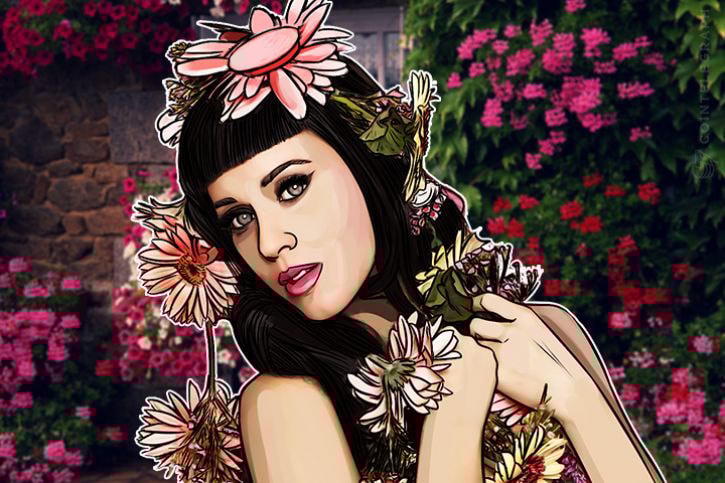 Katy Perry posta suas novas 'Cripto Garras' no instagram