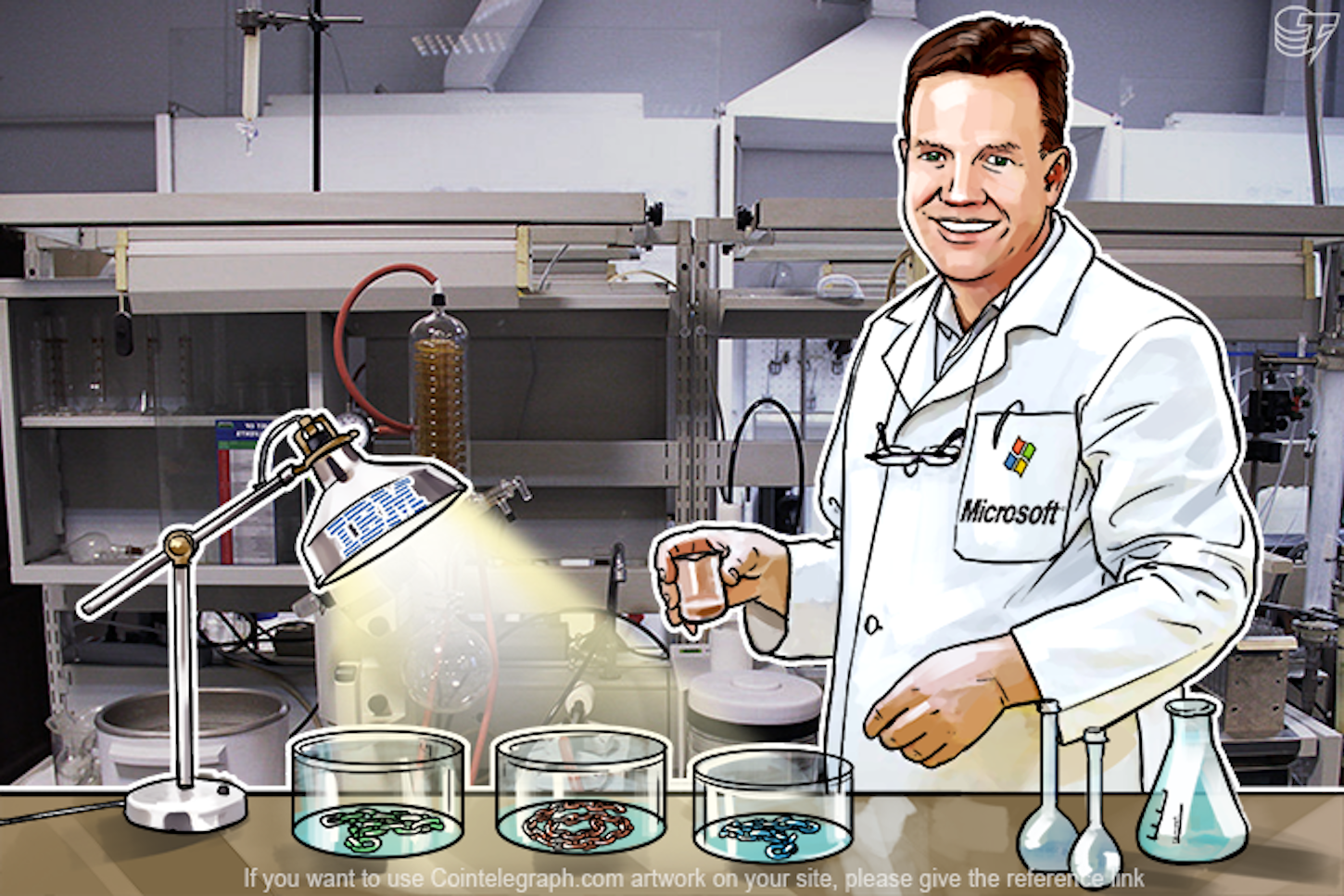 Microsoft & IBM weigh in on the battle between private and public blockchains