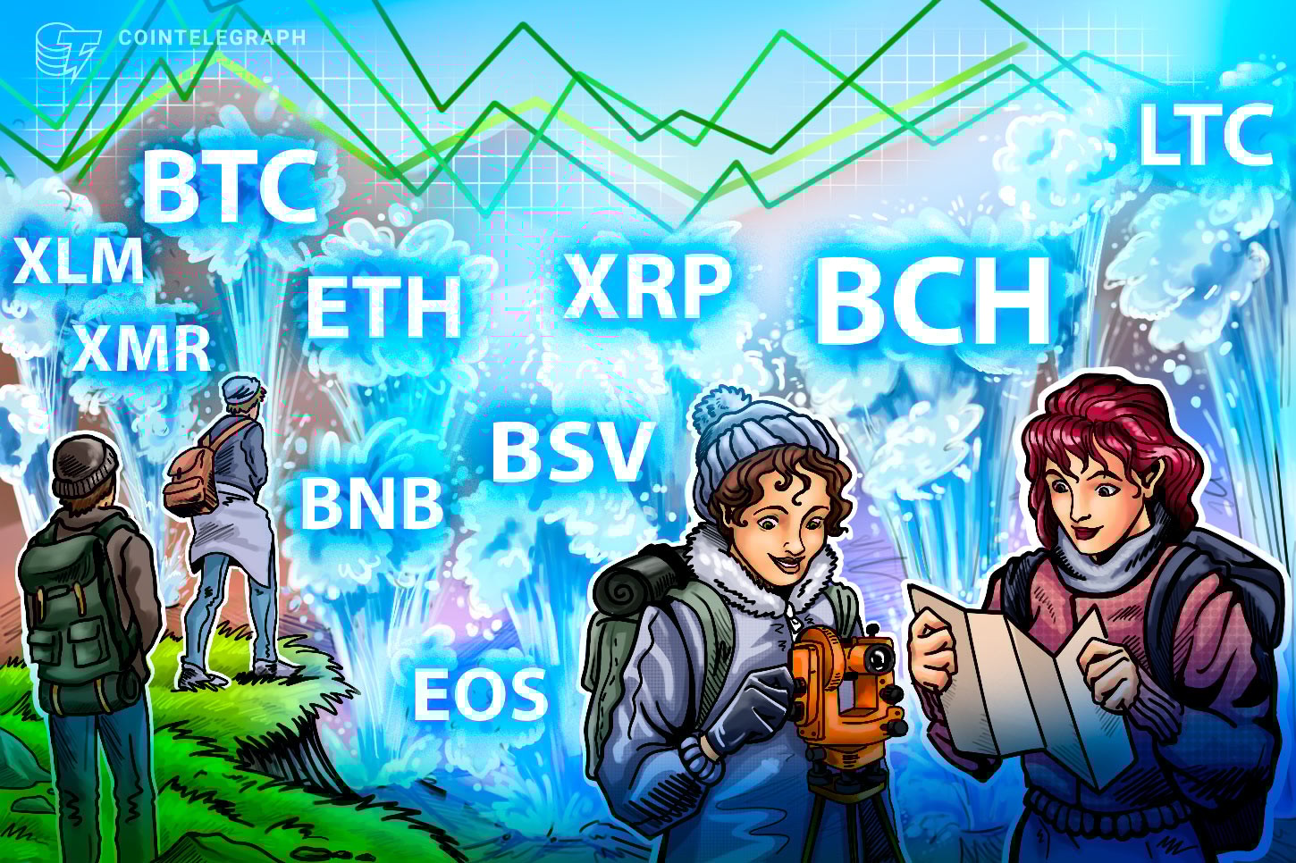 Análise de Preço 23/08: BTC, ETH, XRP, BCH, LTC, BNB, EOS, BSV, XMR, XLM
