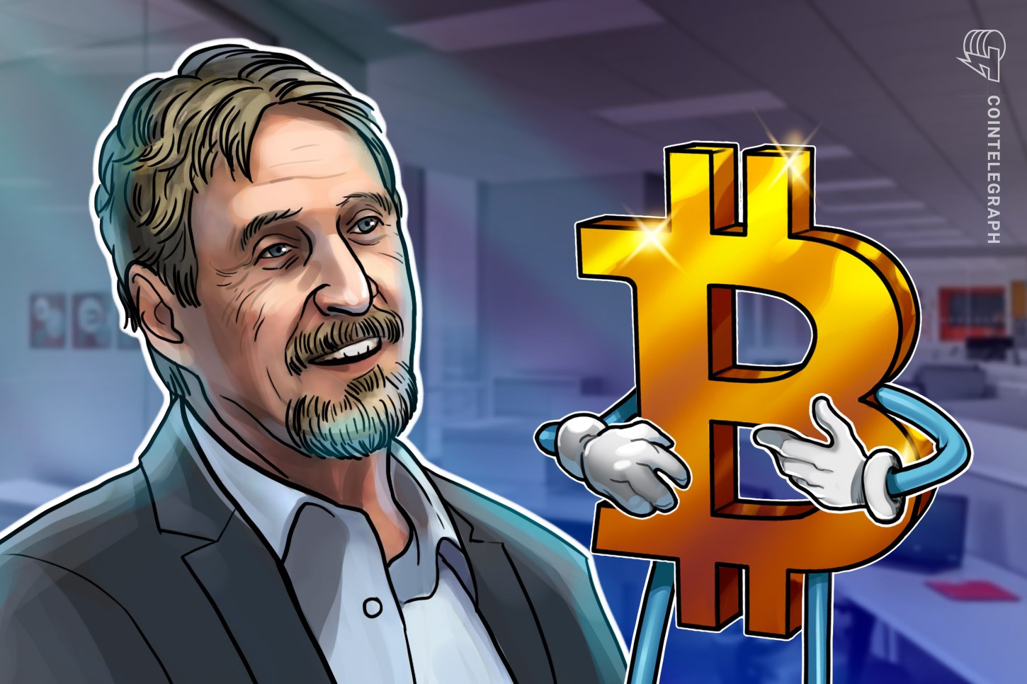 John McAfee llama "disparate" a su propia predicción de precio de Bitcoin de 1 millón de dólares