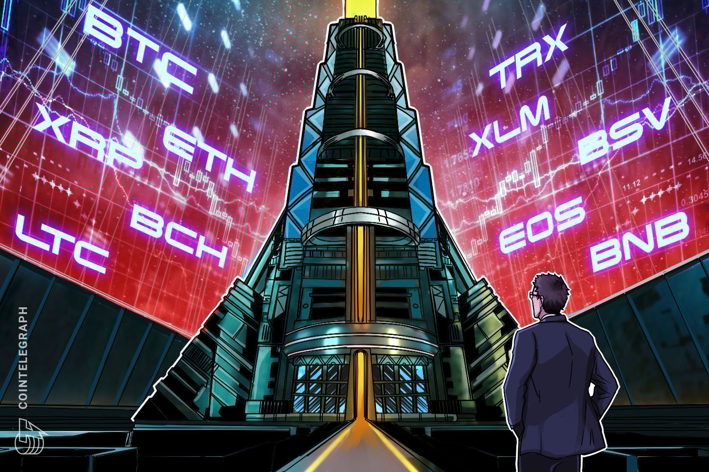 Análise de preços 23/10: BTC, ETH, XRP, BCH, LTC, EOS, BNB, BSV, XLM, TRX