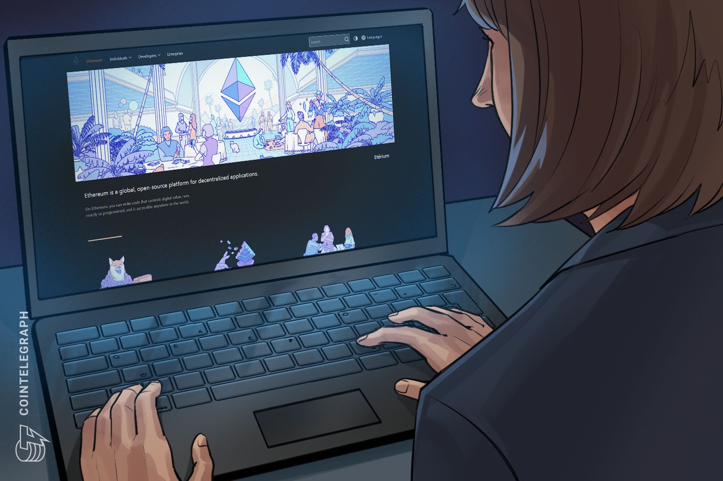 Actualización del diseño de Ethereum.org vino con nuevo contenido y una ilustración de Doge