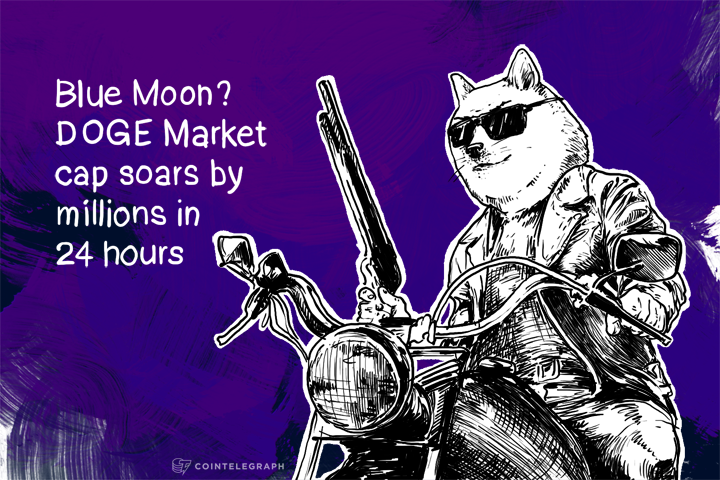 Blue Moon? DOGE Market cap soars by millions in 24 hours