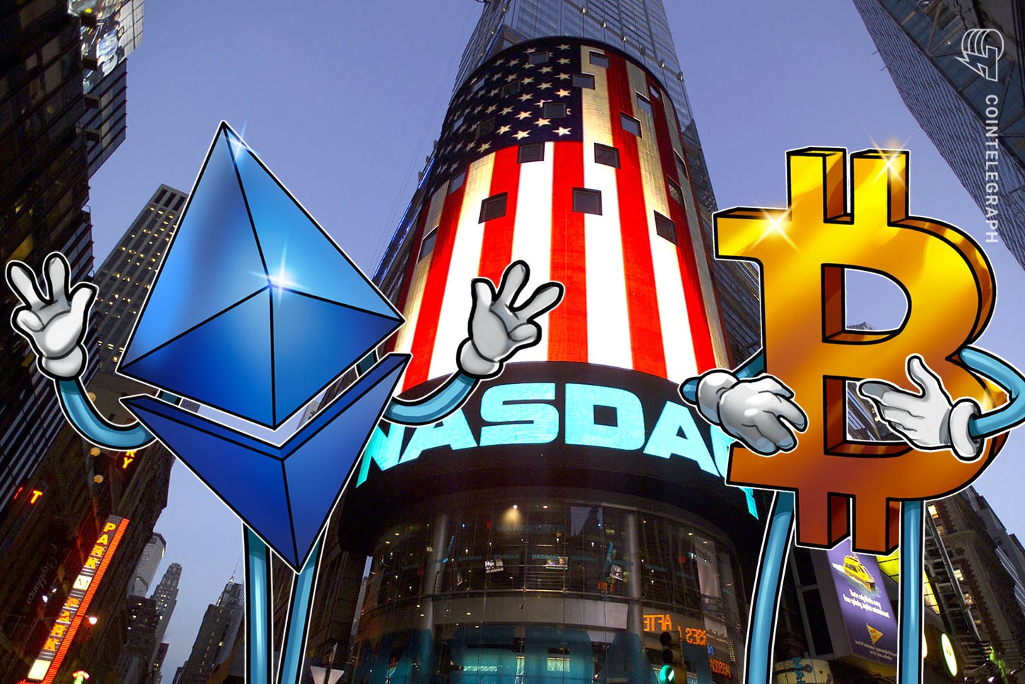 Nasdaq começa a listar índices de preços de Bitcoin e Ethereum da Brave New Coin