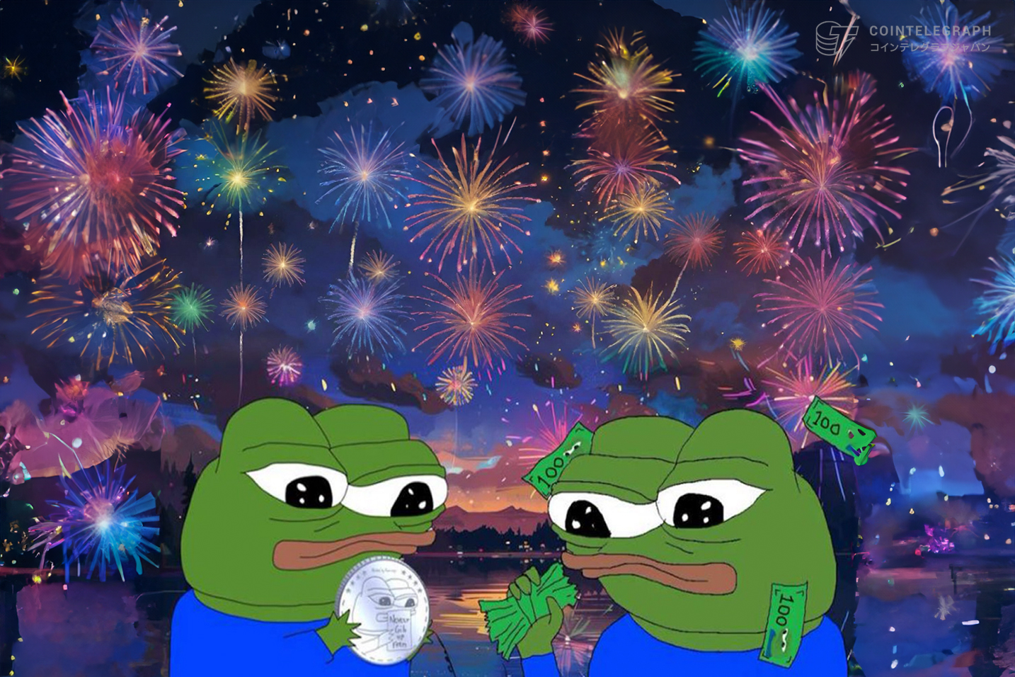 クソコラがミームコインに大出世:Apu Apustaja