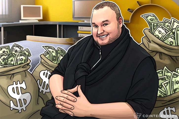 Celebridad Ico del Bitcoin financia fondos de Kim Dotcom con criptomonedas