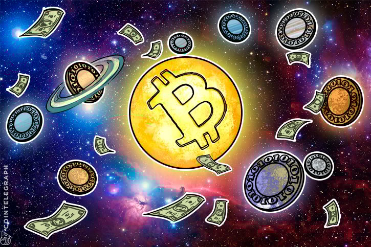 Com as altcoins caindo, Bitcoin ajuda o criptomercado a sustentar a capitalização de US $ 200 bilhões