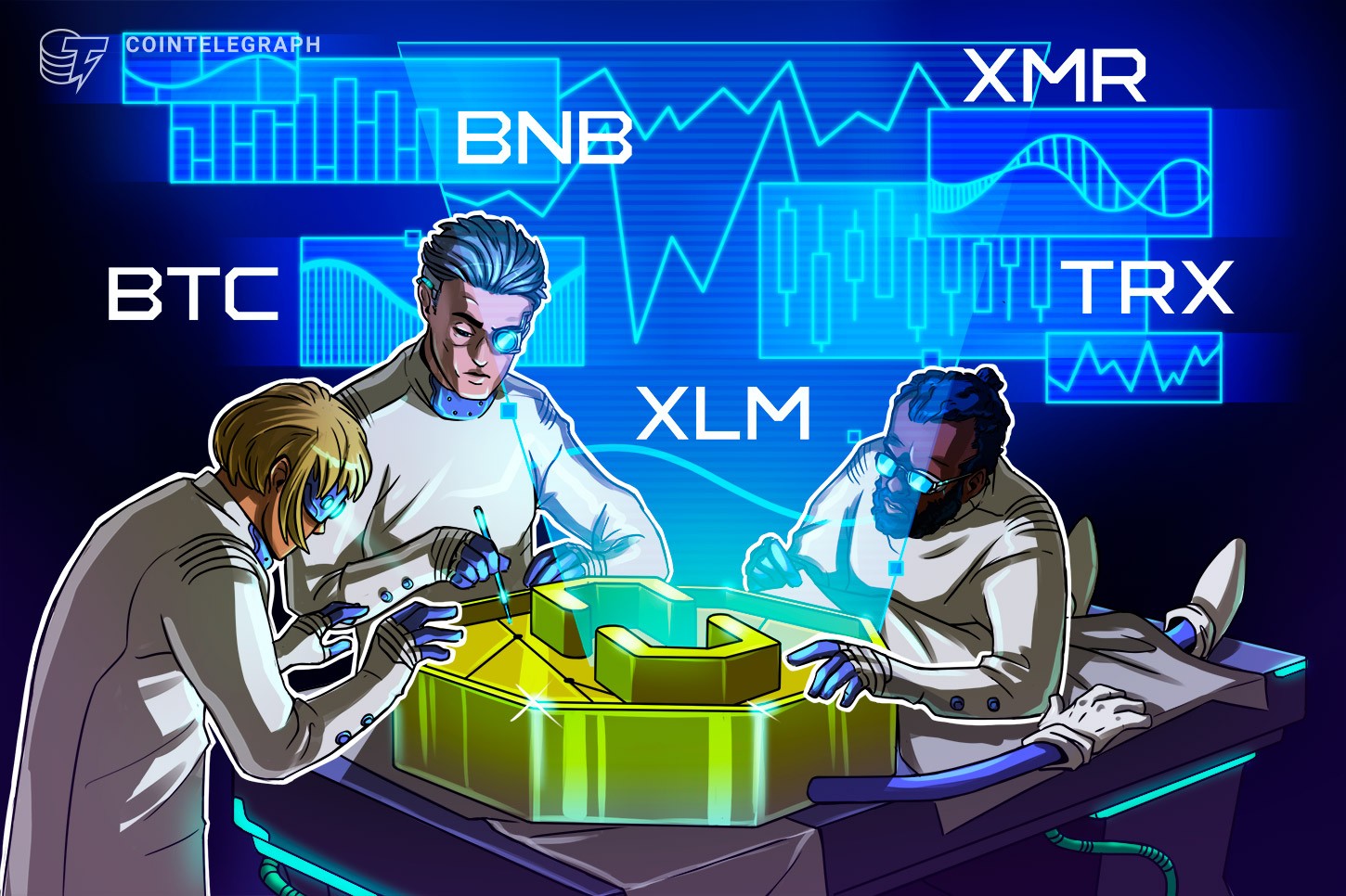 Las 5 principales criptomonedas para observar esta semana: BTC, BNB, XLM, XMR, TRX