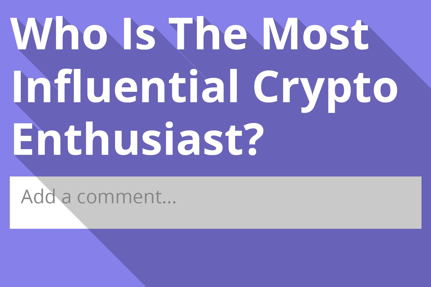 Speak Out: Discussing The Leading Names In Crypto