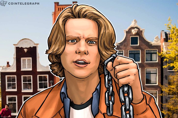 Animação holandesa e agenda Blockchain/cripto