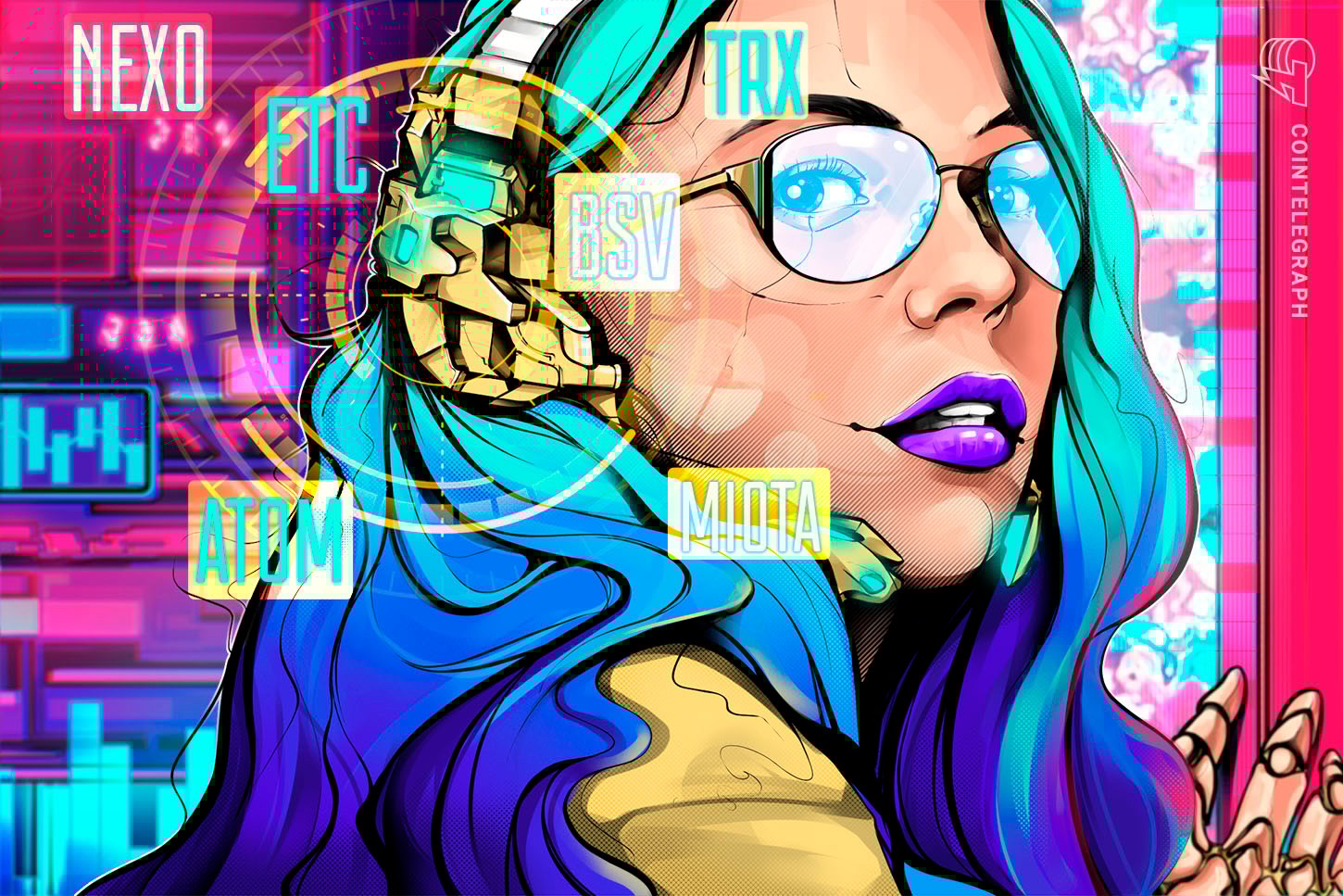 Top 5 das performances cripto: BSV, TRX, ATOM, MIOTA, ETC, NEXO