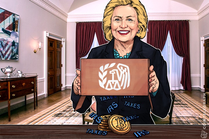 Election of Hillary Could Negatively Affect Bitcoin: Move from IRS?