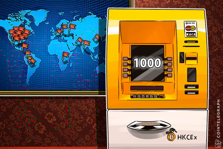 Another Bitcoin Record: Over 1000 Bitcoin ATMs Installed Globally
