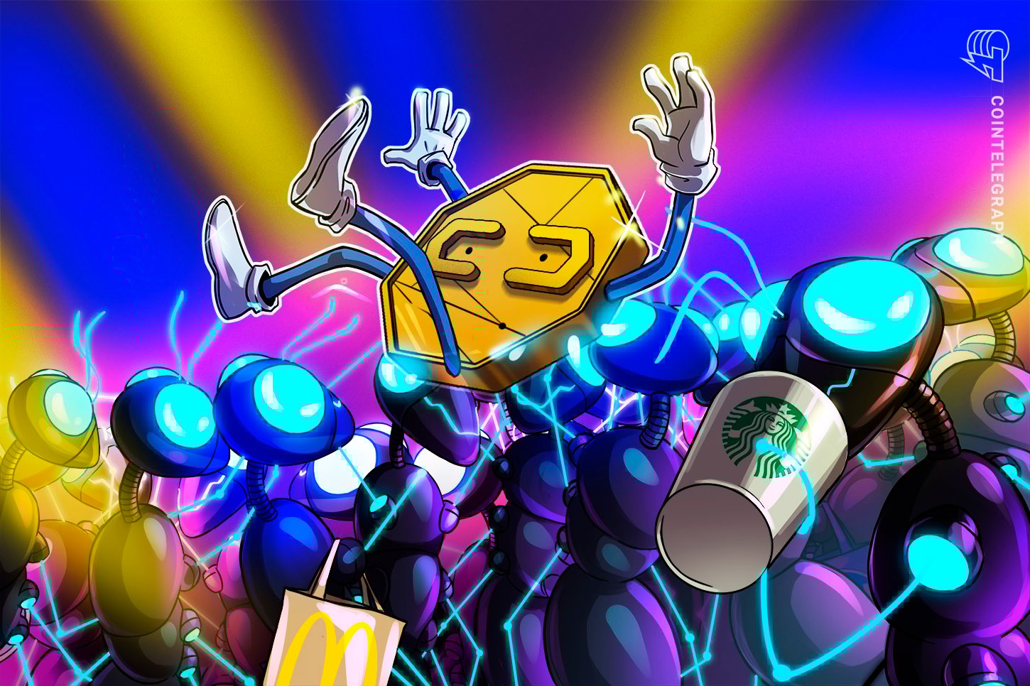 Starbucks e McDonald's testam moeda digital da China