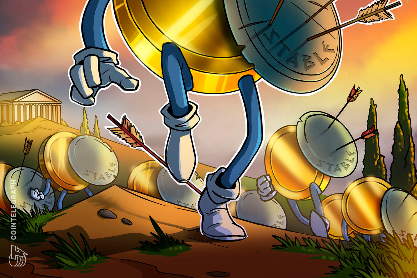 仮想通貨ビットコインが50%超下落した日、ステーブルコインの送金額は過去最高だった