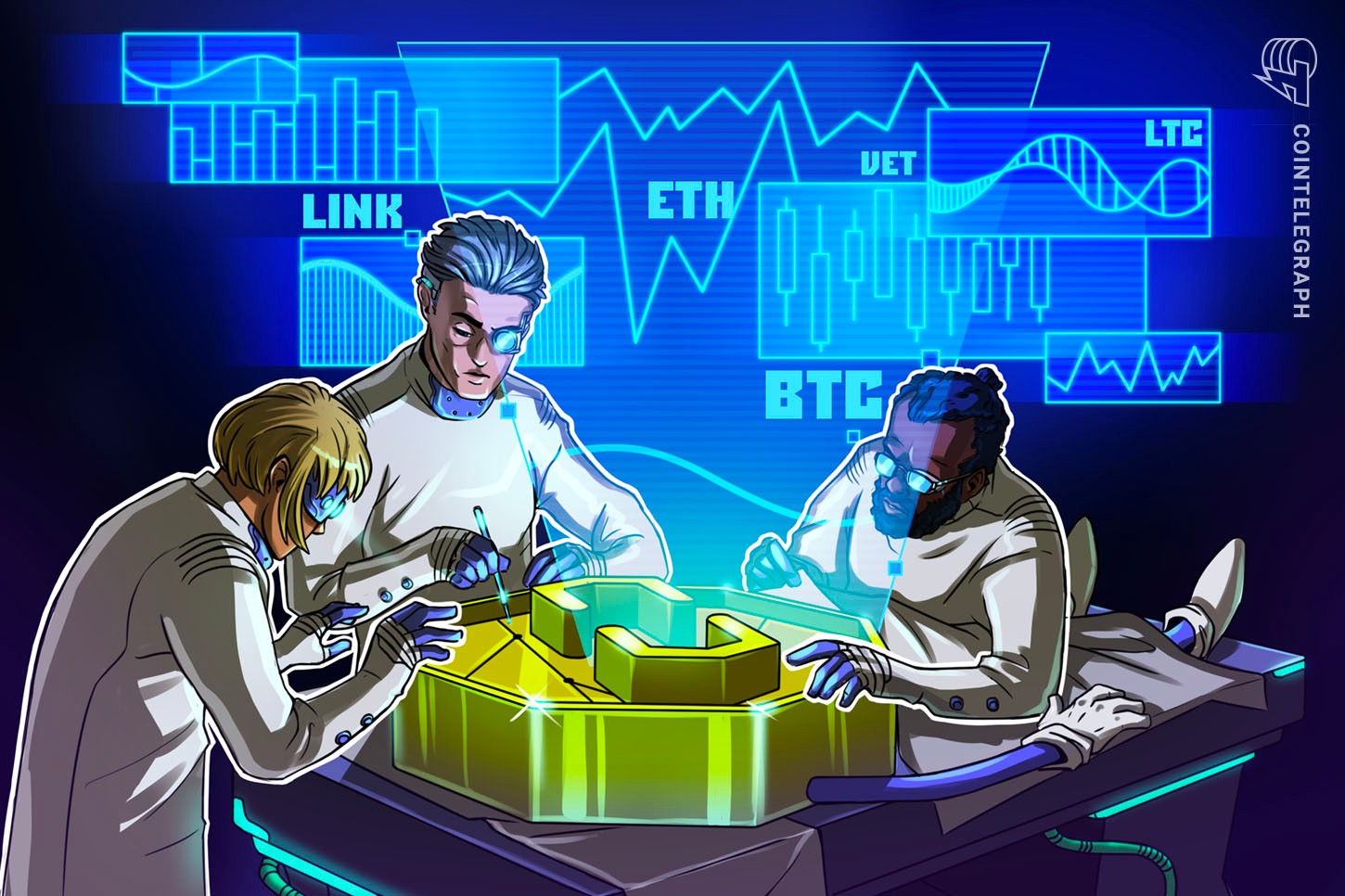 5 principais criptomoedas a serem observadas esta semana: BTC, ETH, LINK, VET, LTC
