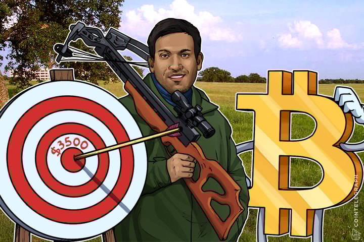 Bitcoin Price Likely to Hit $3,500 This Year, Says Major Bitcoin Exchange Executive