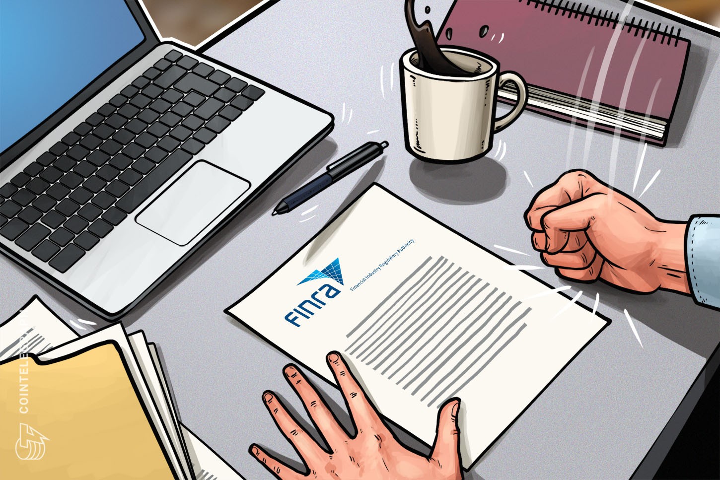 FINRA indicia corretor de fraude por negociar criptomoeda não registrada