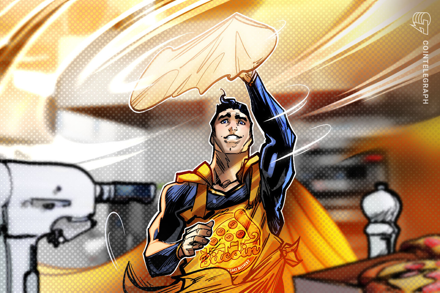 Bitcoin Pizza Day: R$ 10 mil em BTC para quem desvendar palavras do universo cripto representadas em ilustração