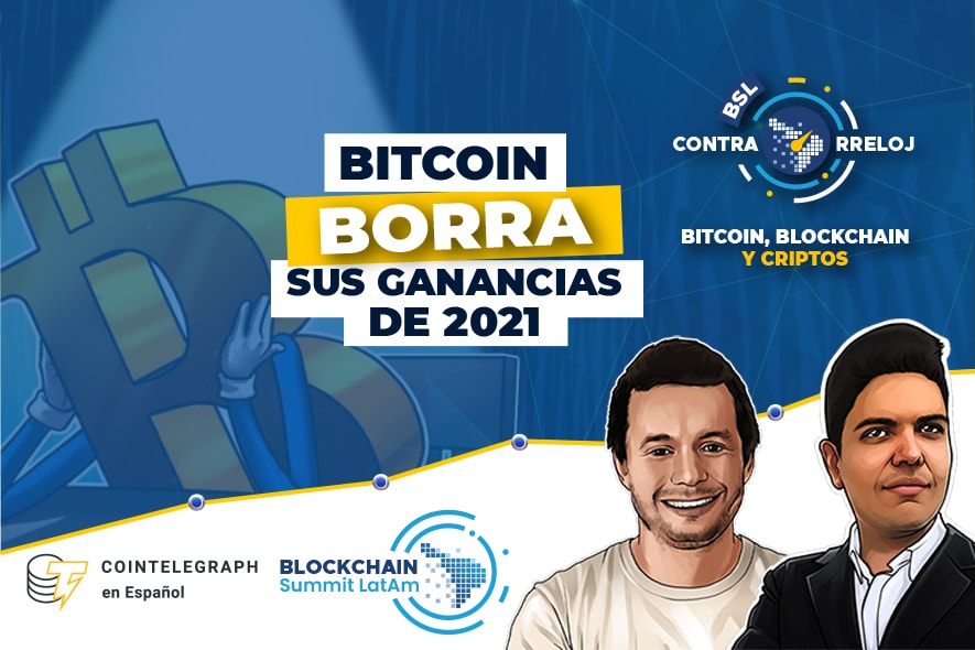 Bitcoin borrando ganancias del 2021, regulación wallets en la Unión Europea, 4ta caída dificultad de minería y mucho más. Un resumen de las criptonoticias más importantes de la semana