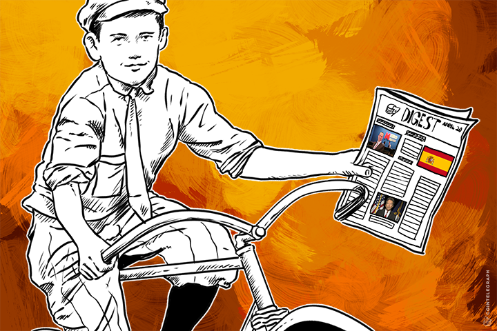 APR 20 DIGEST: Spain VAT Exempts Bitcoin, UK Bankers to Discuss Crypto at SWIFT Event