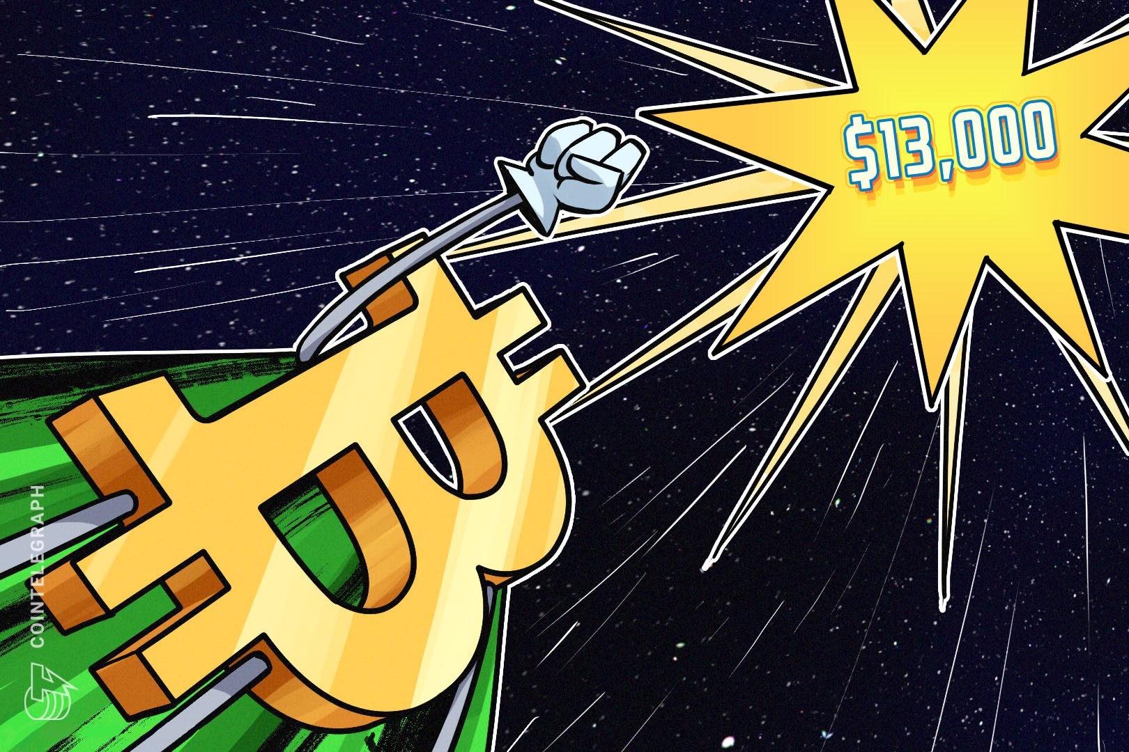 Bitcoin supera los USD 13,000 mientras el repunte continúa