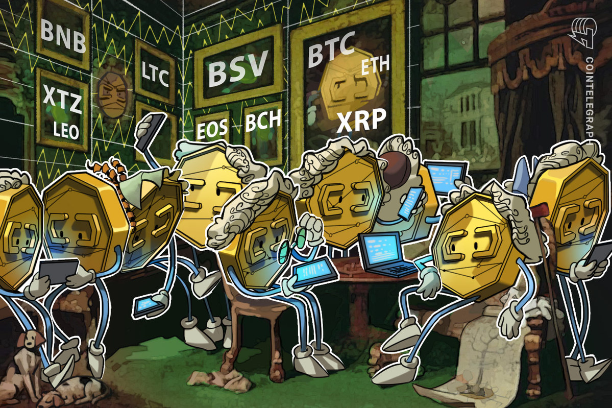 Análise de preços, Top 10 cripto em 27 de março: BTC, ETH, XRP, BCH, BSV, LTC, EOS, BNB, XTZ, LEO