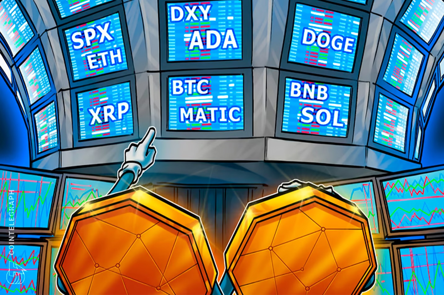 Bitcoin reage e criptomoedas avançam até 75% em meio ao esfriamento do mercado de trabalho dos EUA