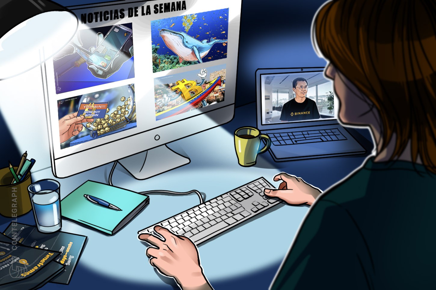 Top criptonoticias de la semana: Más de cuatro mil millones de dólares movilizados por ballenas, CEO de Binance pronostica precio de Bitcoin en 16,000 dólares y mucho más