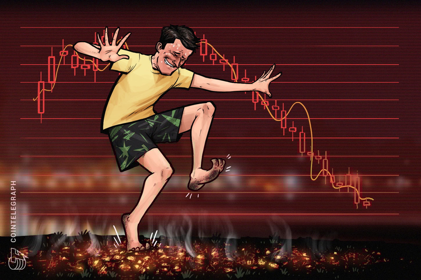 Preços de cripto despencam agudamente, com perdas significativas em todo mercado